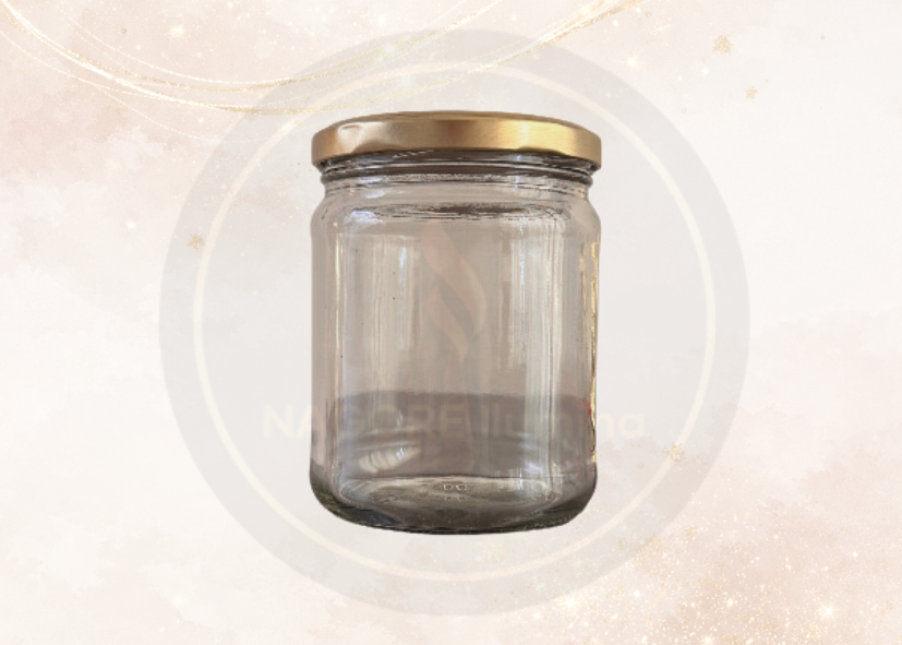 Frasco Jumbo de Vidrio 16 oz para Velas | Envase para Velas Artesanales