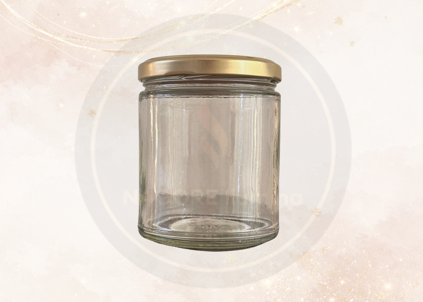 Frasco Mediano de Vidrio 8.36 oz para Velas | Envase Premium para Velas