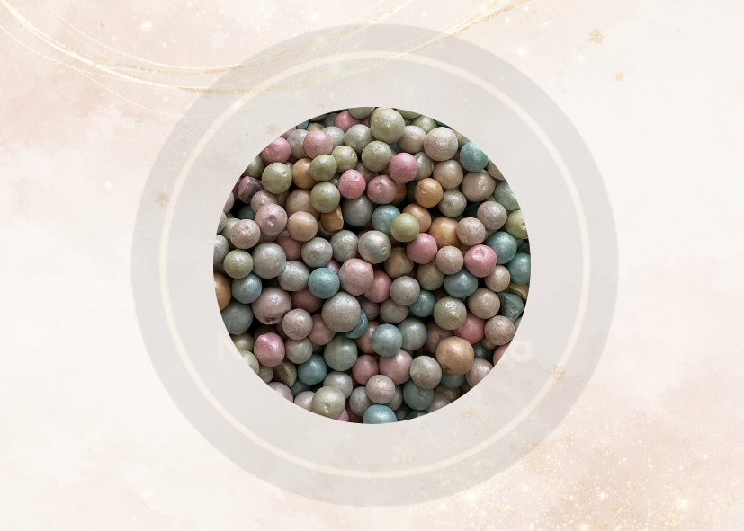 Chochos Nacarados 100 g | Sprinkles Perla para velas artesanales y Decoración de velas gourmet