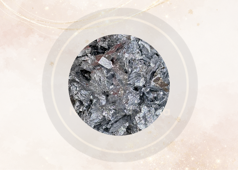 Láminas Decorativas para Velas y Resina | laminillas Decorativas para Manualidades PLATA