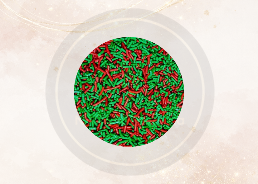 Granillo Navideño 100 g | Sprinkles Decorativos para Velas, Resina y Manualidades
