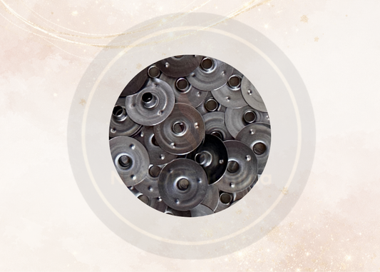 Portamecha Botón para Velas | Base Metálica para Mechas (Pieza y Paquetes)