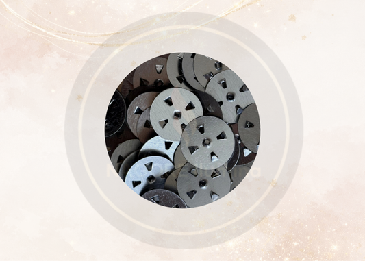 Portamecha Corcholata para Velas | Base Metálica Tipo Corona para Mechas