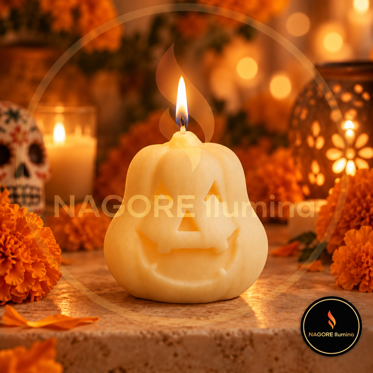 Molde de Silicón Calabaza Halloween