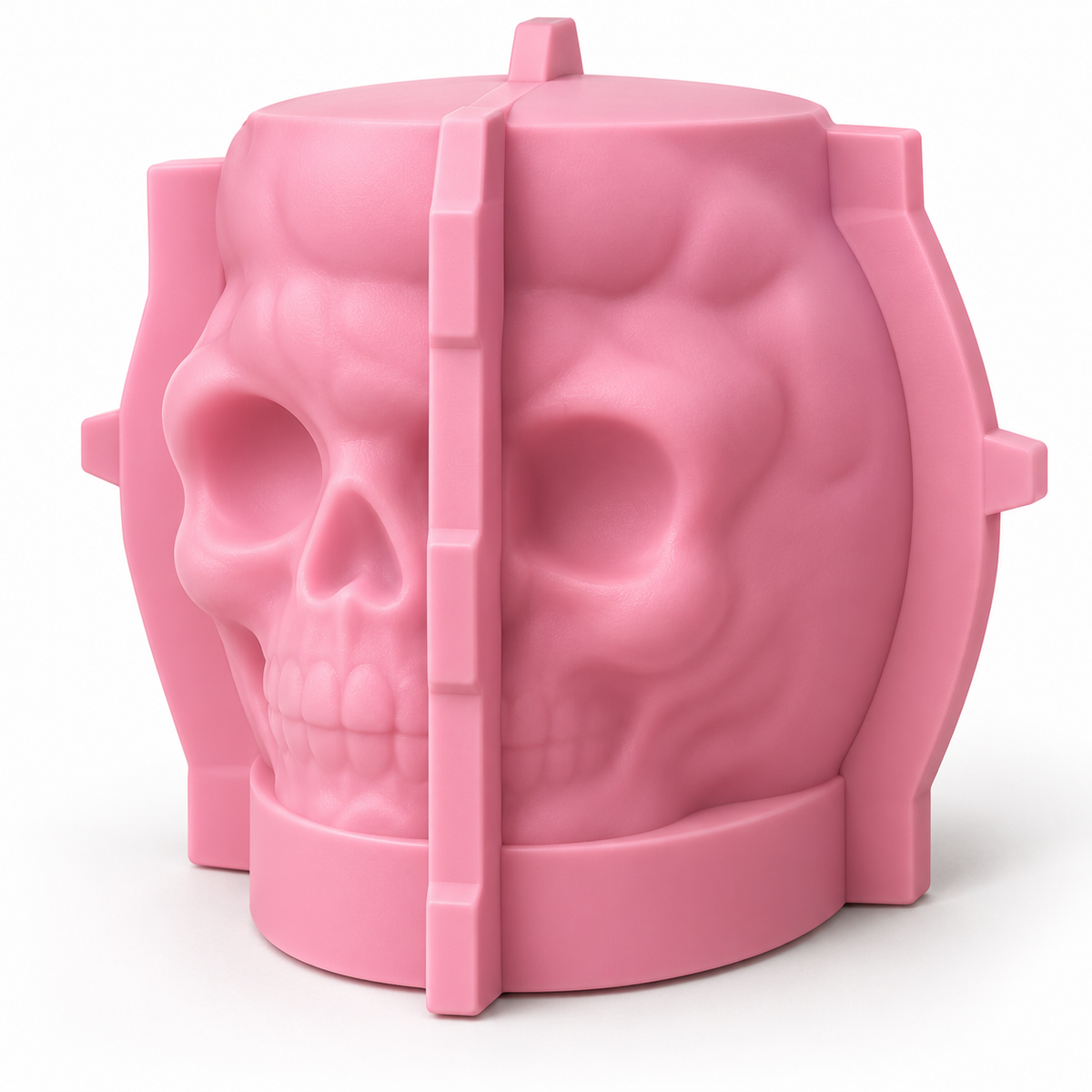 Molde de Silicón Calavera Floral