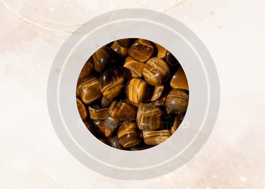 Cuarzos Naturales 100 g | Piedras para Decoración, Velas y Ritual, Cuarzo OJO DE TIGRE