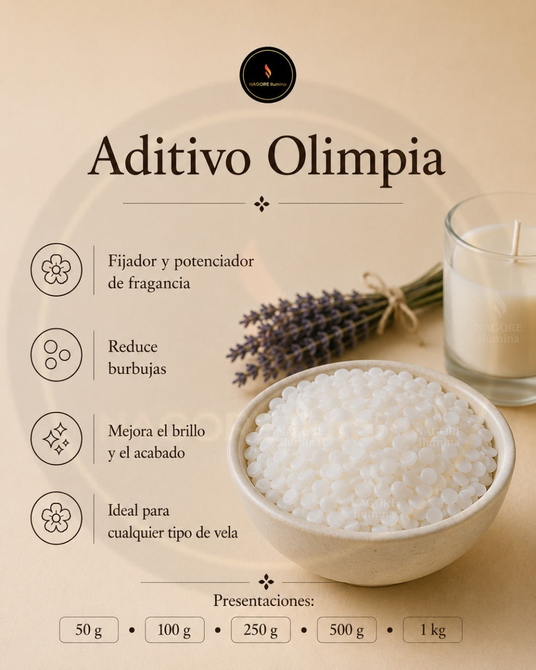Olimpia Clarificador para Velas Transparentes y Gel