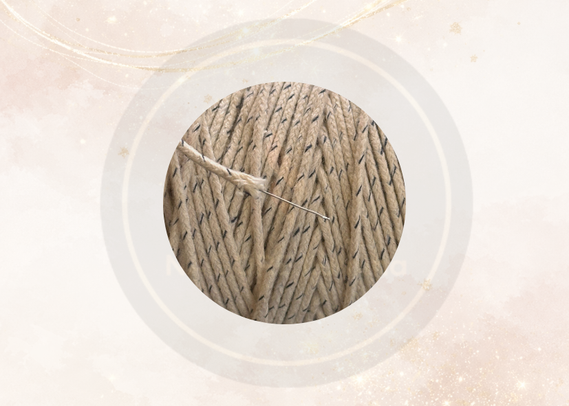 Pabilo Núcleo de Zinc por Metro | Mecha Metálica para Velas en Recipiente