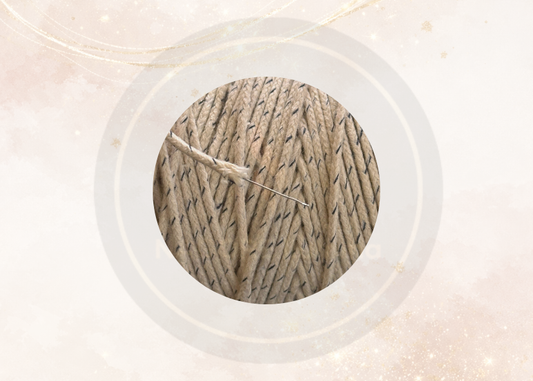 Pabilo Núcleo de Zinc por Metro | Mecha Metálica para Velas en Recipiente