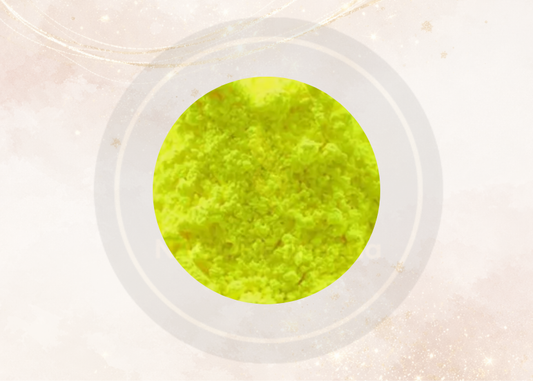 Colorante Neón amarillo para Velas | Pigmento Intenso amarillo para Cera (Soya, Parafina y Coco)